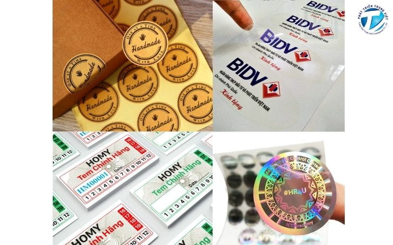 Các loại tem nhãn phổ biến hiện nay